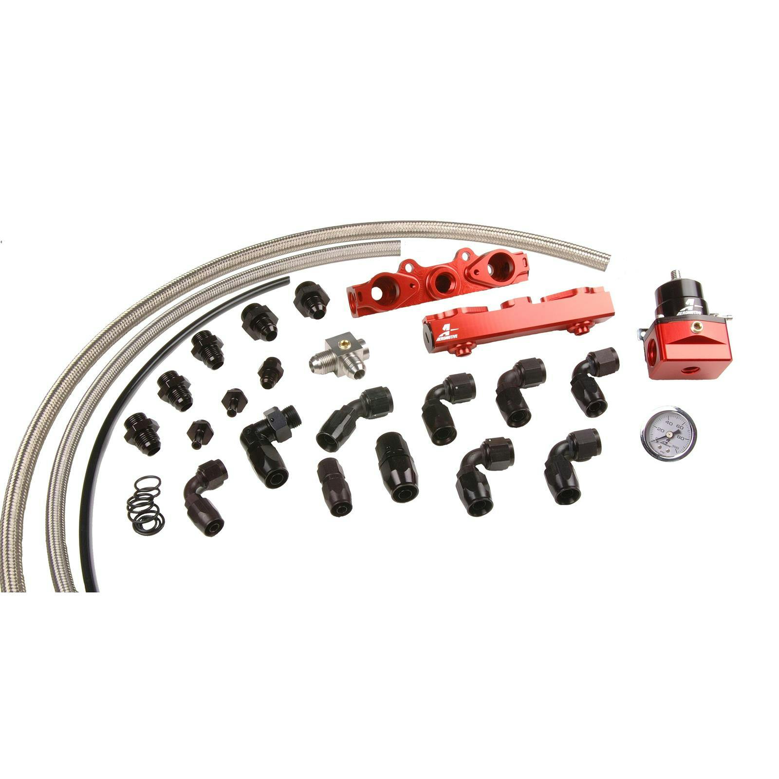 Aeromotive 14137 Side Feed Fuel Rail Kit, 2004-06 2.5L Subaru STI