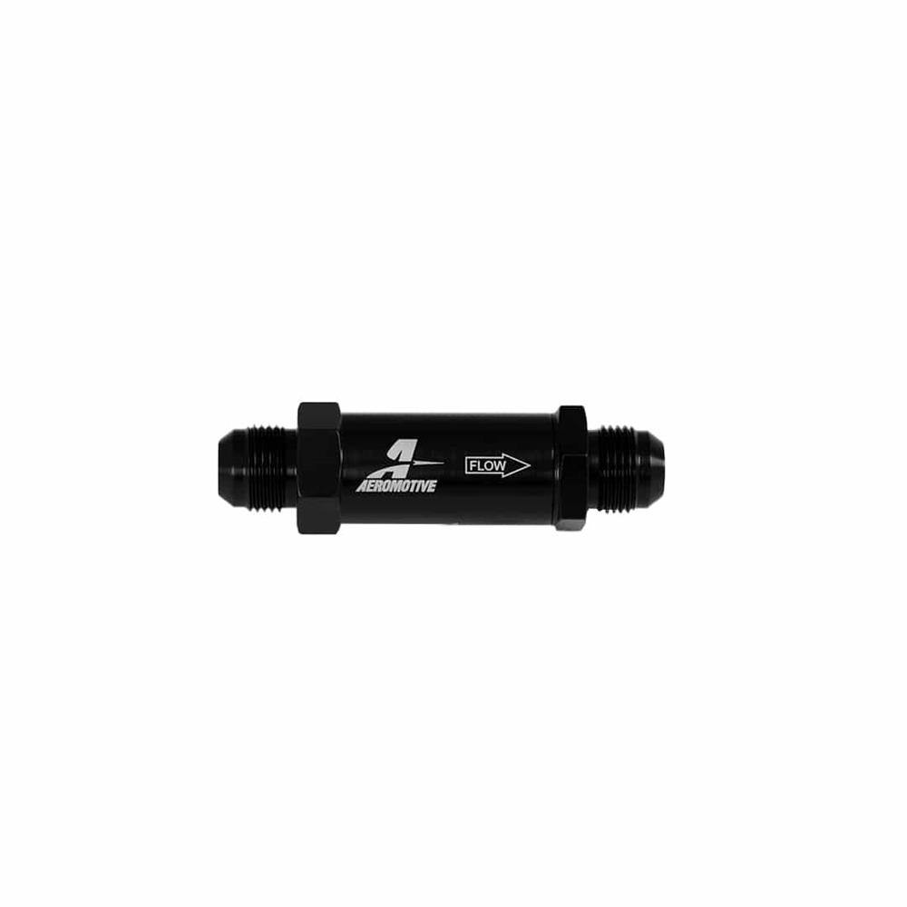 Aeromotive 15133 Inline Check Valve, -10 AN Flare, Black