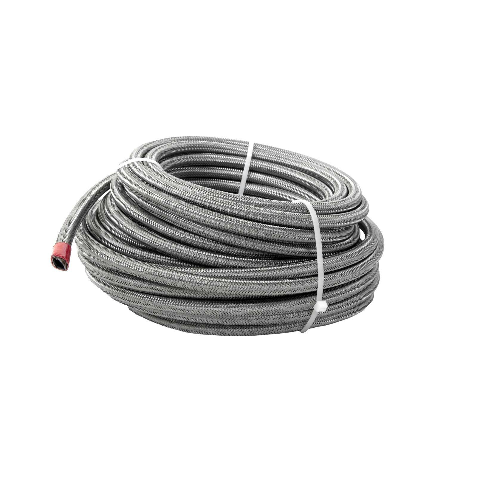 Aeromotive 15301 -6 AN x 4 Foot PTFE Stainless Braided Fuel Hose