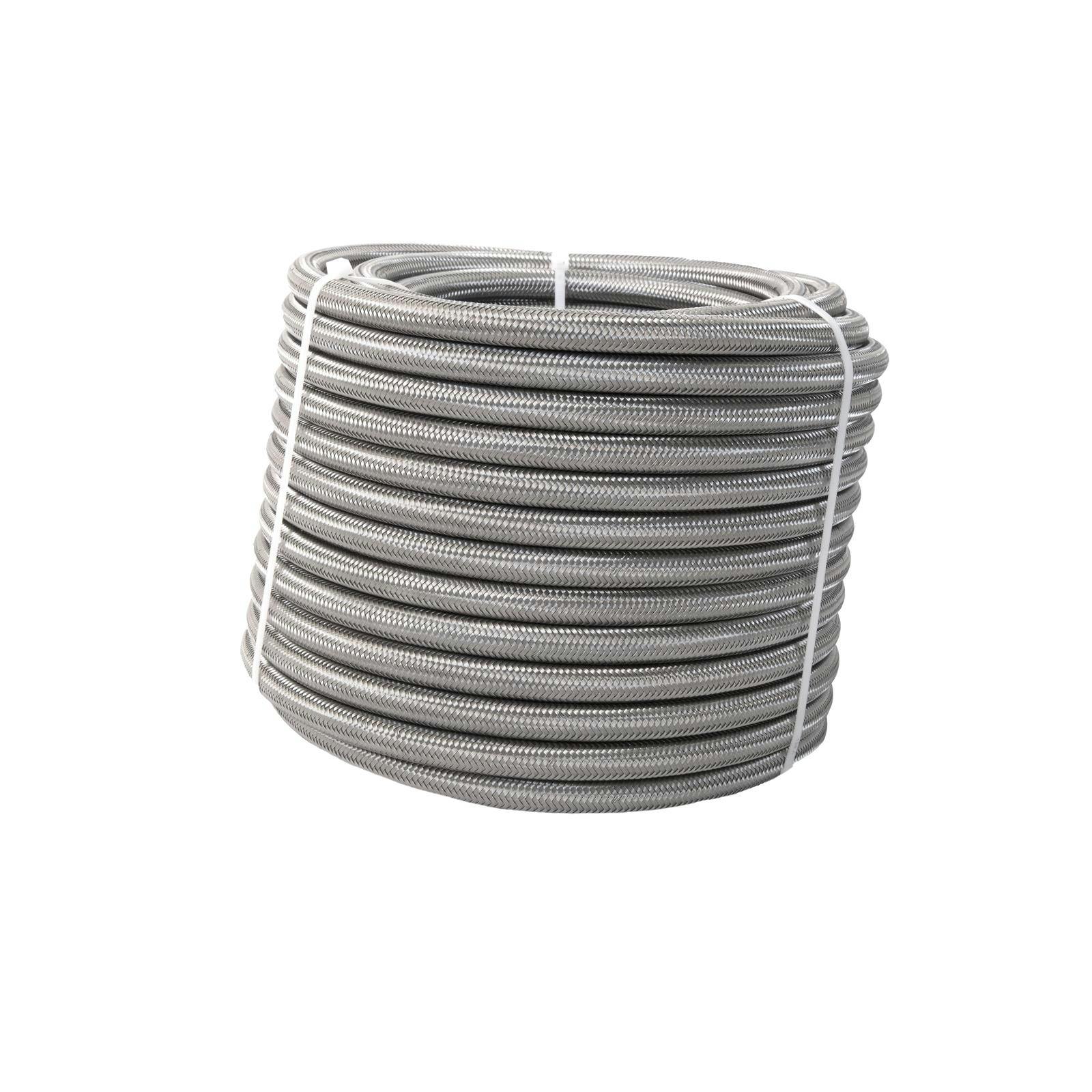 Aeromotive 15305 -8 AN x 8 Foot PTFE Stainless Braided Fuel Hose