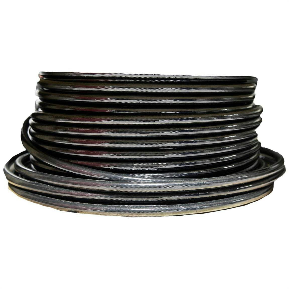 Aeromotive 15334 -12 AN x 12Foot PTFE SS Braided Fuel Hose, Black