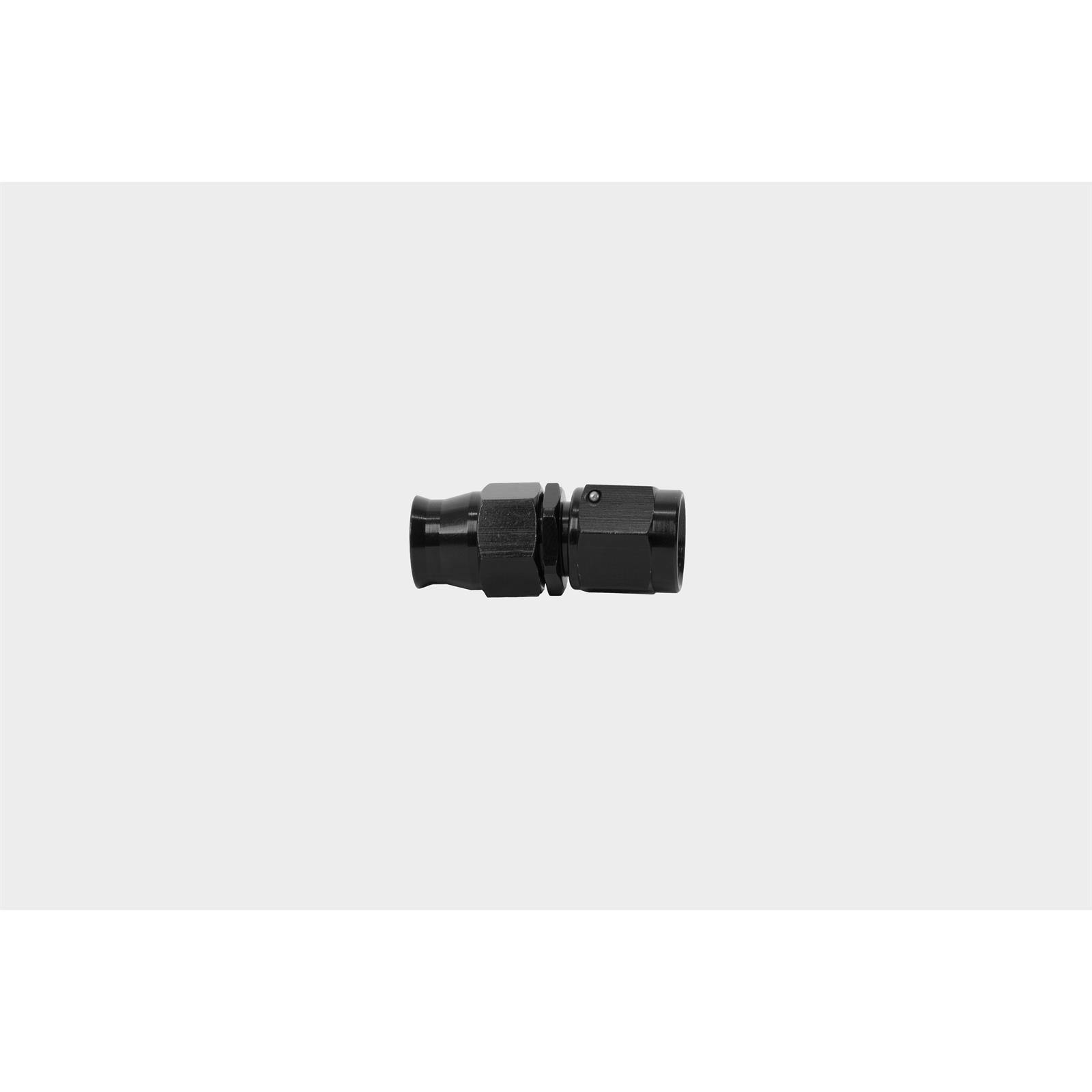 Aeromotive 15350 -6 AN Straight PTFE Hose Fitting, Black Anodized