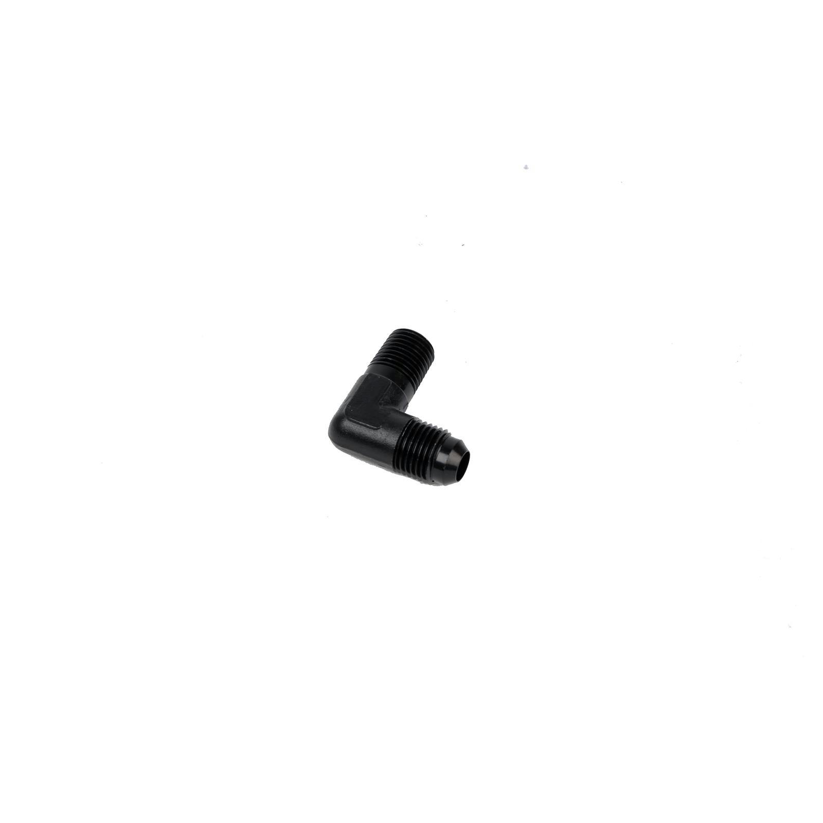 Aeromotive 15666 1/4 Inch MNPT to -6 AN 90-Degree Elbow Fitting