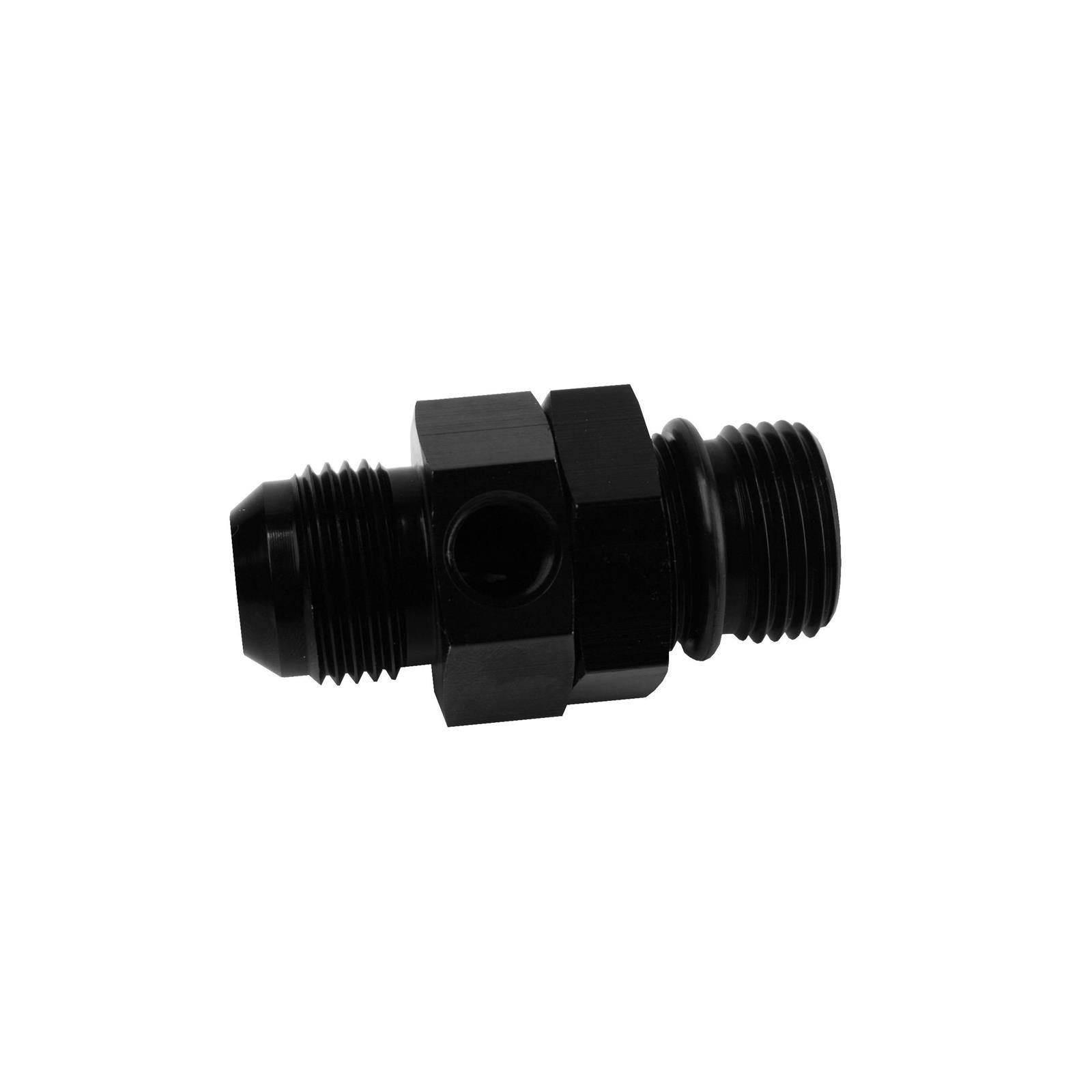 Aeromotive 15696 -10AN ORB to -10AN to 1/8 NPT Port Gauge Fitting