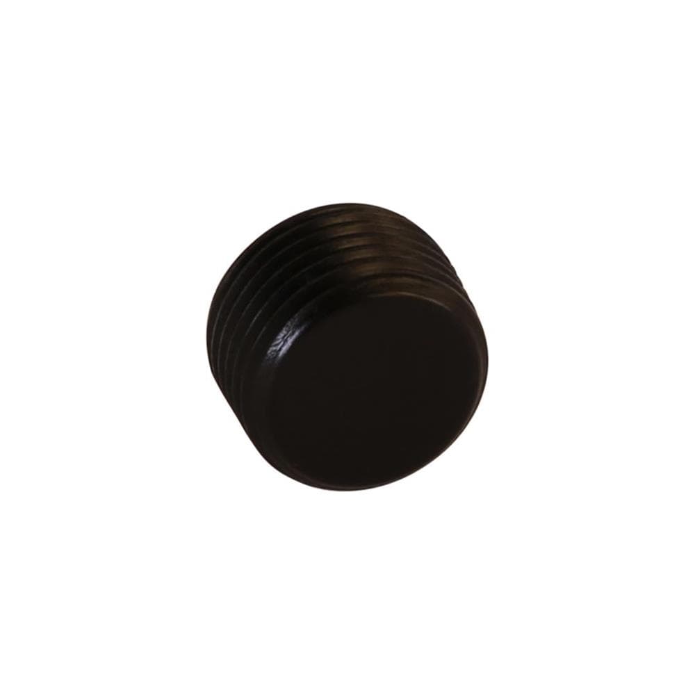 Aeromotive 15729 3/8 Inch NPT Fitting Plug, Aluminum, Black