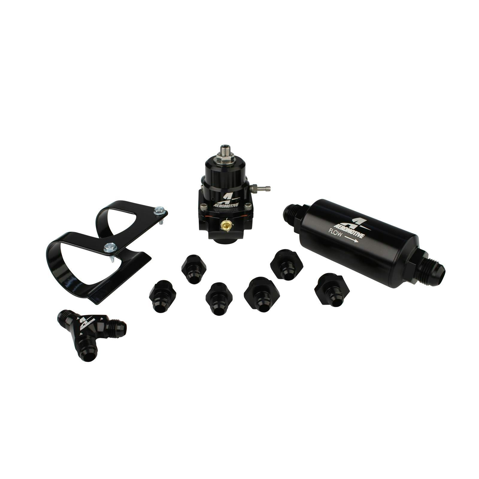 Aeromotive 17350 Stealth EFI Dual Rail Regulator/Filter/Gauge Kit