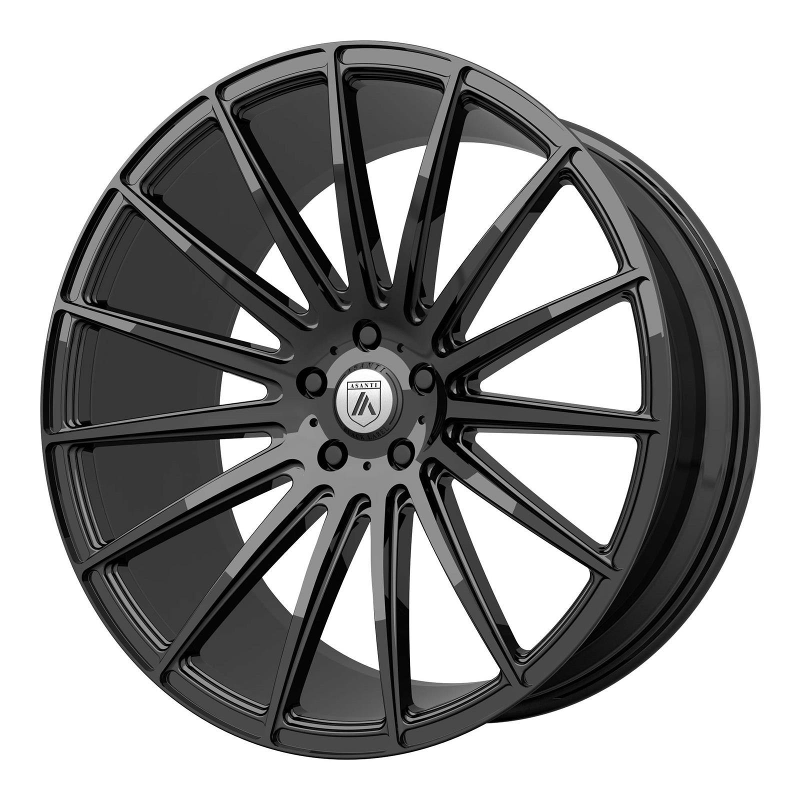 Asanti ABL14-22901515BK Black Label Series Wheel, 22 x 9