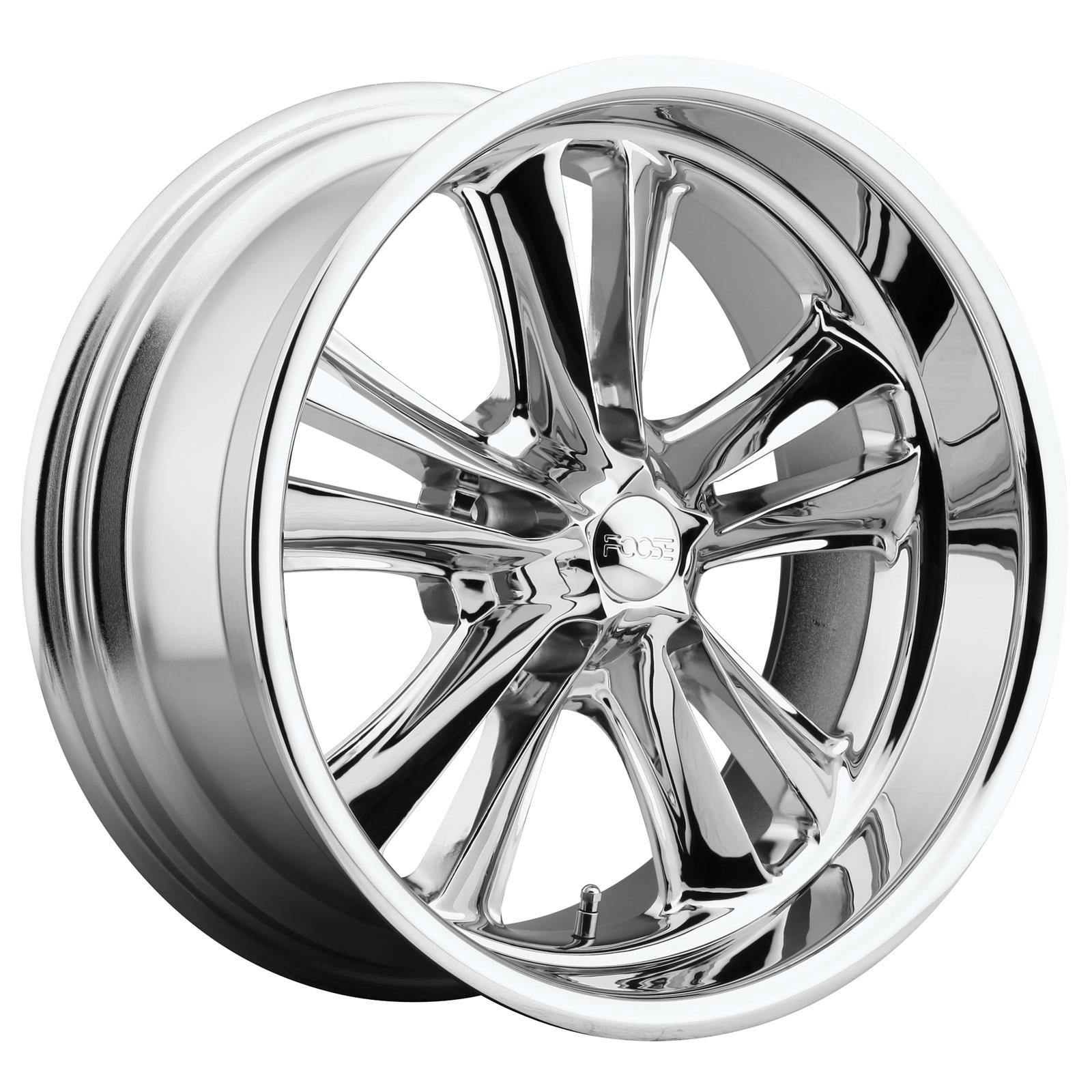 Foose Wheels F09717706140 Knuckle Wheel, 17x7, Chrome Plated