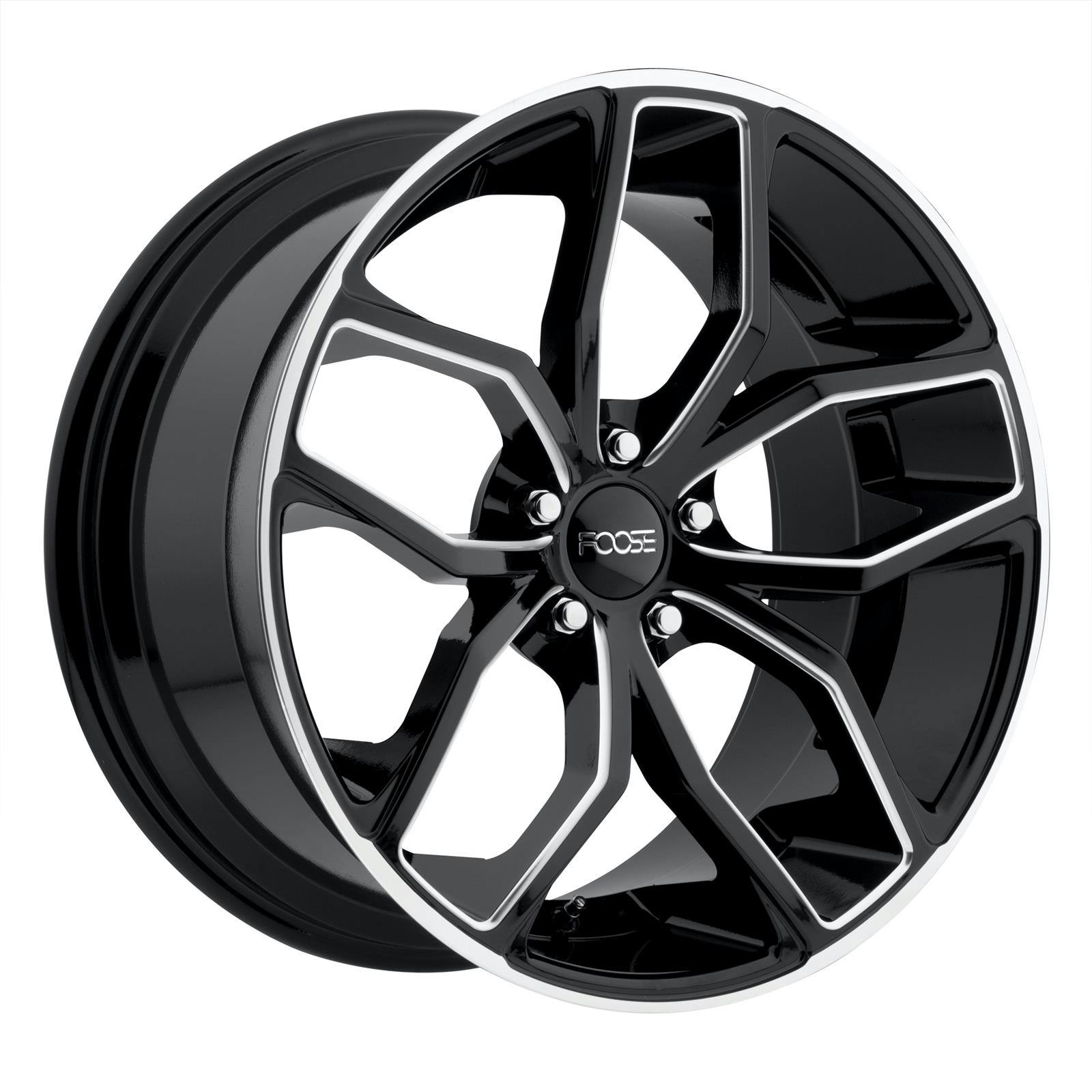 Foose Wheels F150200065+40 Outcast Wheel, 20x10, Gloss Black
