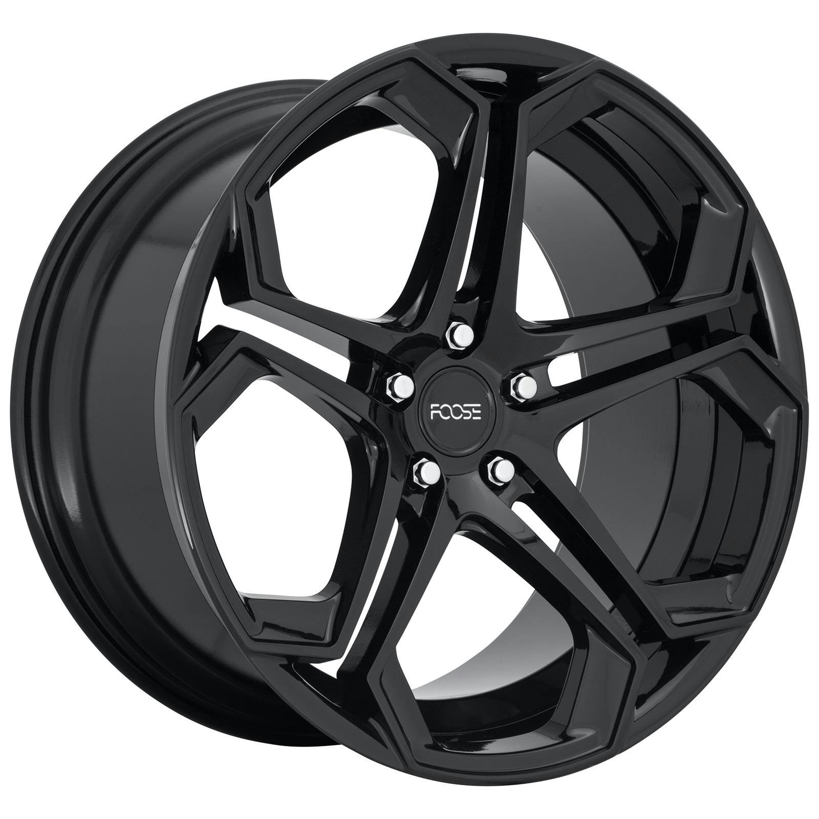 Foose Wheels F169209031+38 Impala Wheel, 20x9, Gloss Black