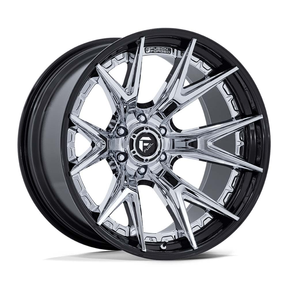 Fuel Off-Road FC402PB24126344N Catalyst Wheel, 24x12, Chrome