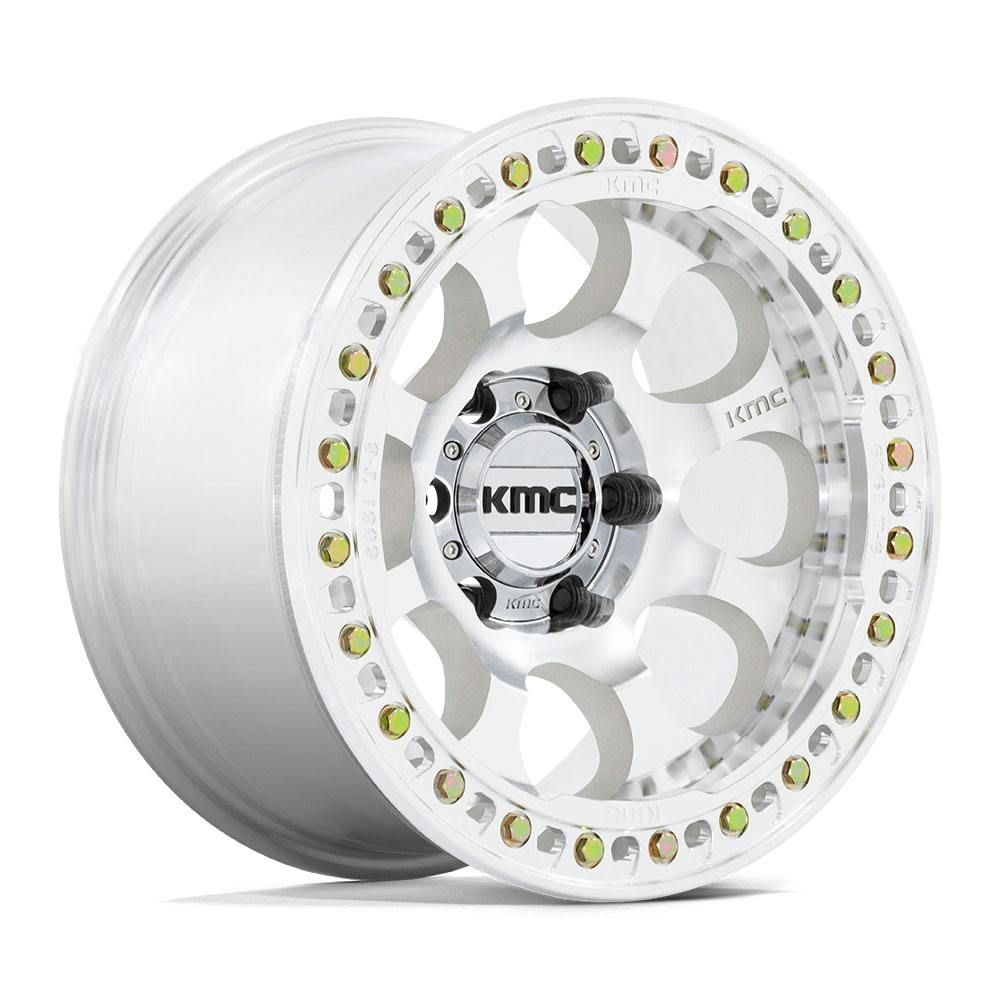 KMC KM237DX17905012N KM237 Riot Beadlock Wheel, 17X9, Machined