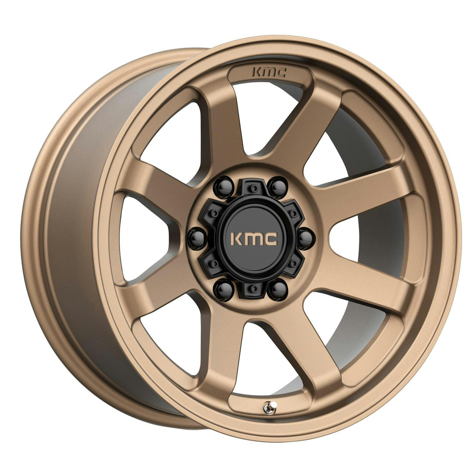 KMC KM72378577600US 17X8.5 Trail Series 6X120 BP, 4.75 Backspace