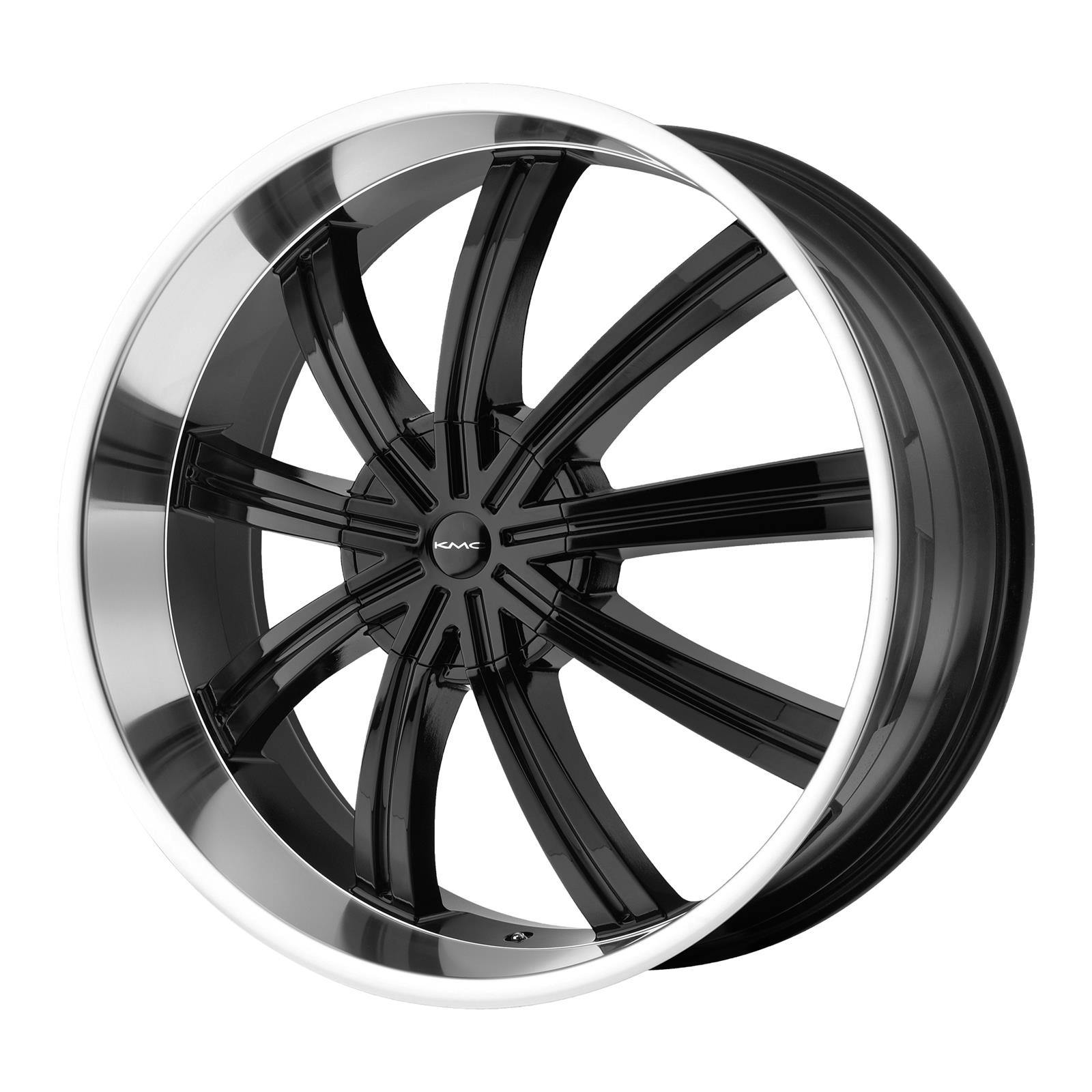 KMC KM67222926315 22X9.5 Km672 Widow Series 5X115/5.5 BP, 5.84 BS