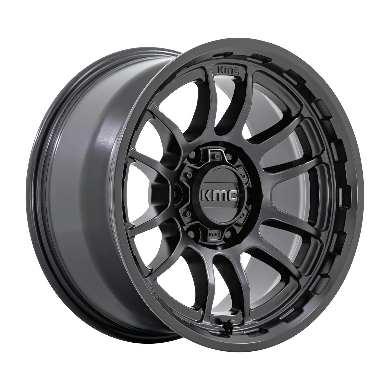 KMC KM727MX20906800 20X9 Km727 Wrath Series 6X5.5 BP, 5.0 BS