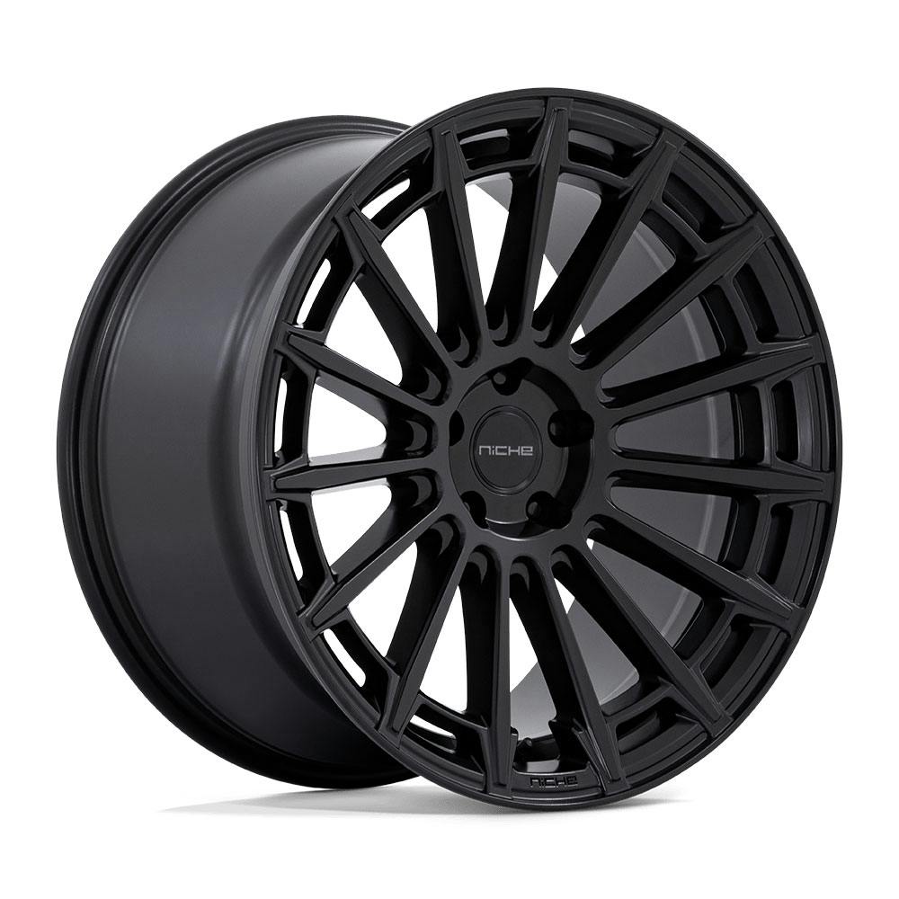 Niche M274200565+20 AMALFI M274 20X10.5 Wheel, 6.54 Offset, Black