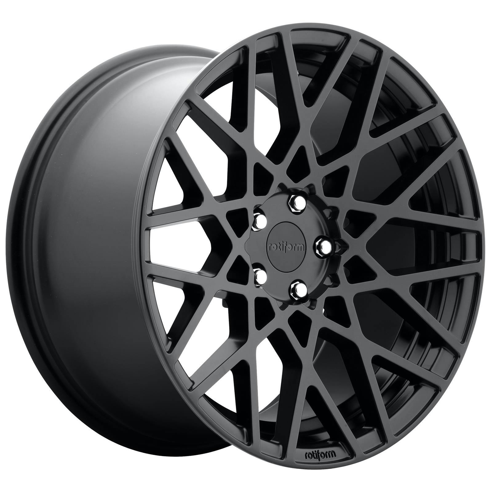Rotiform R112198565+38 19X8.5 R112 BLQ Series 5X4.5 BP, 6.25 BS