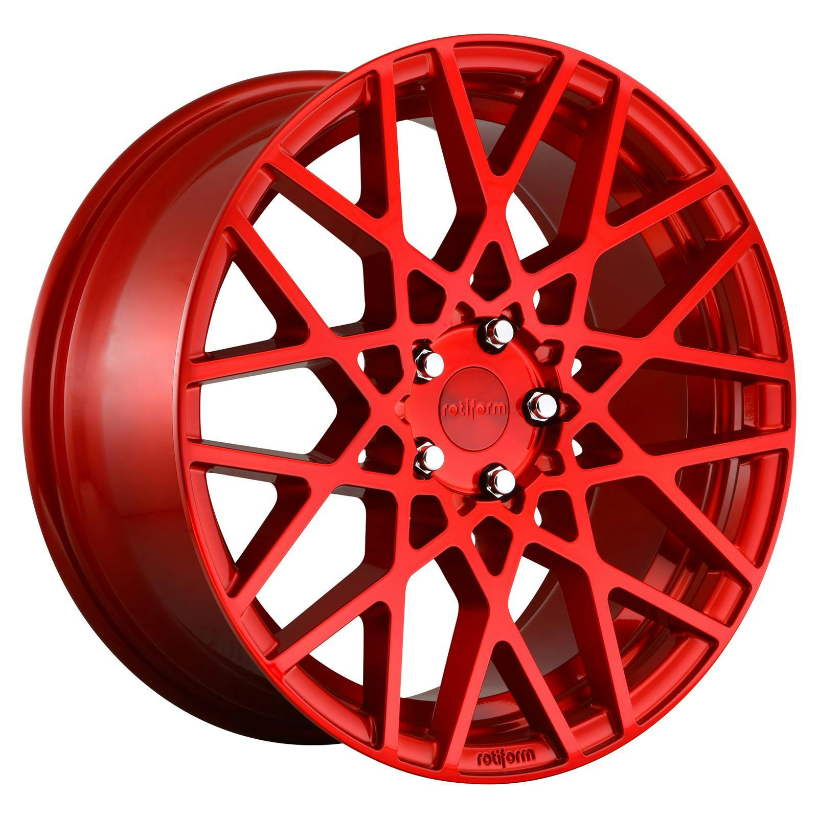 Rotiform R1091985F8+45 19X8.5 R109 BLQ Series 5X112 BP, 6.52 BS