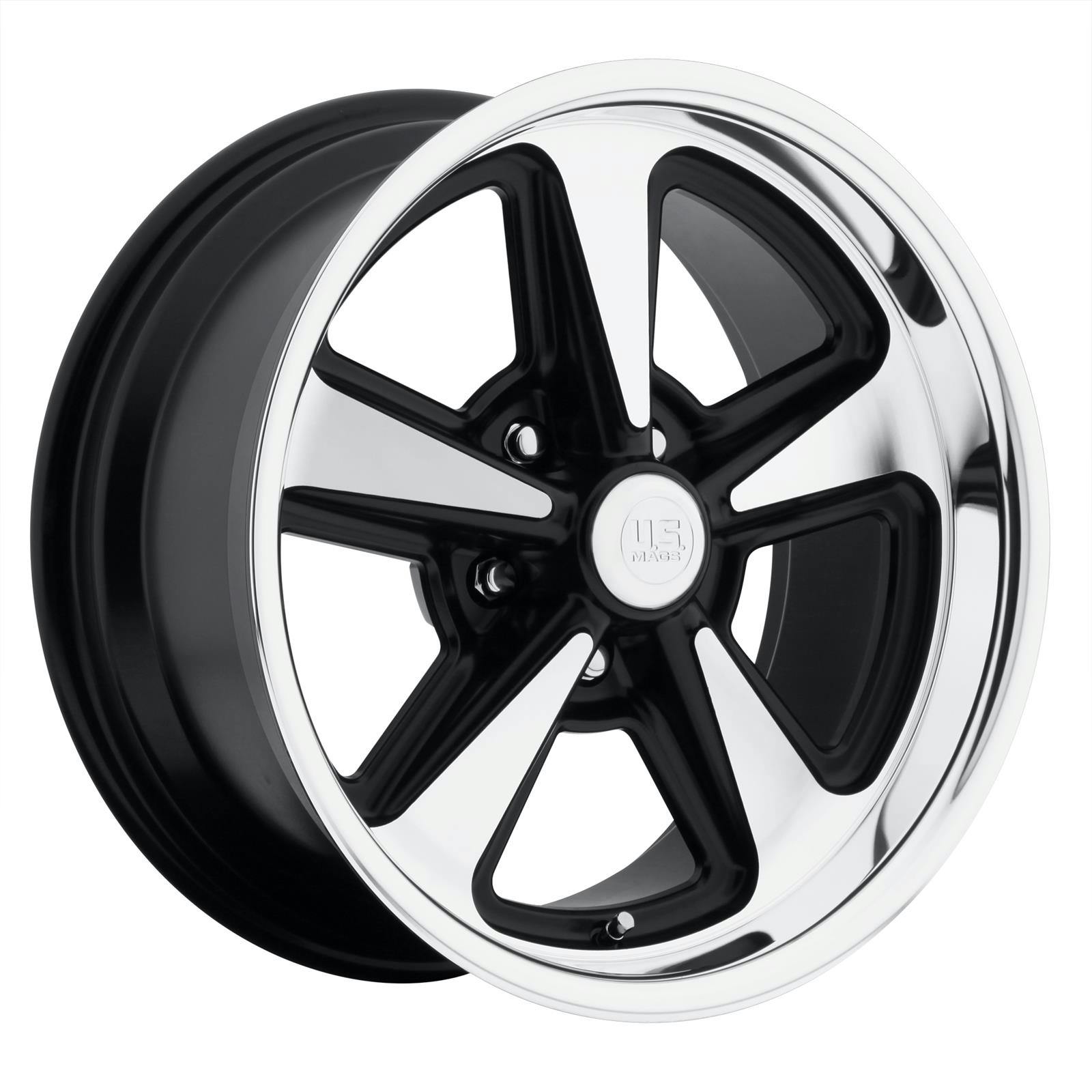 US Mags U10917906152 Bandit Wheel, 17x9, Matte Black Machined