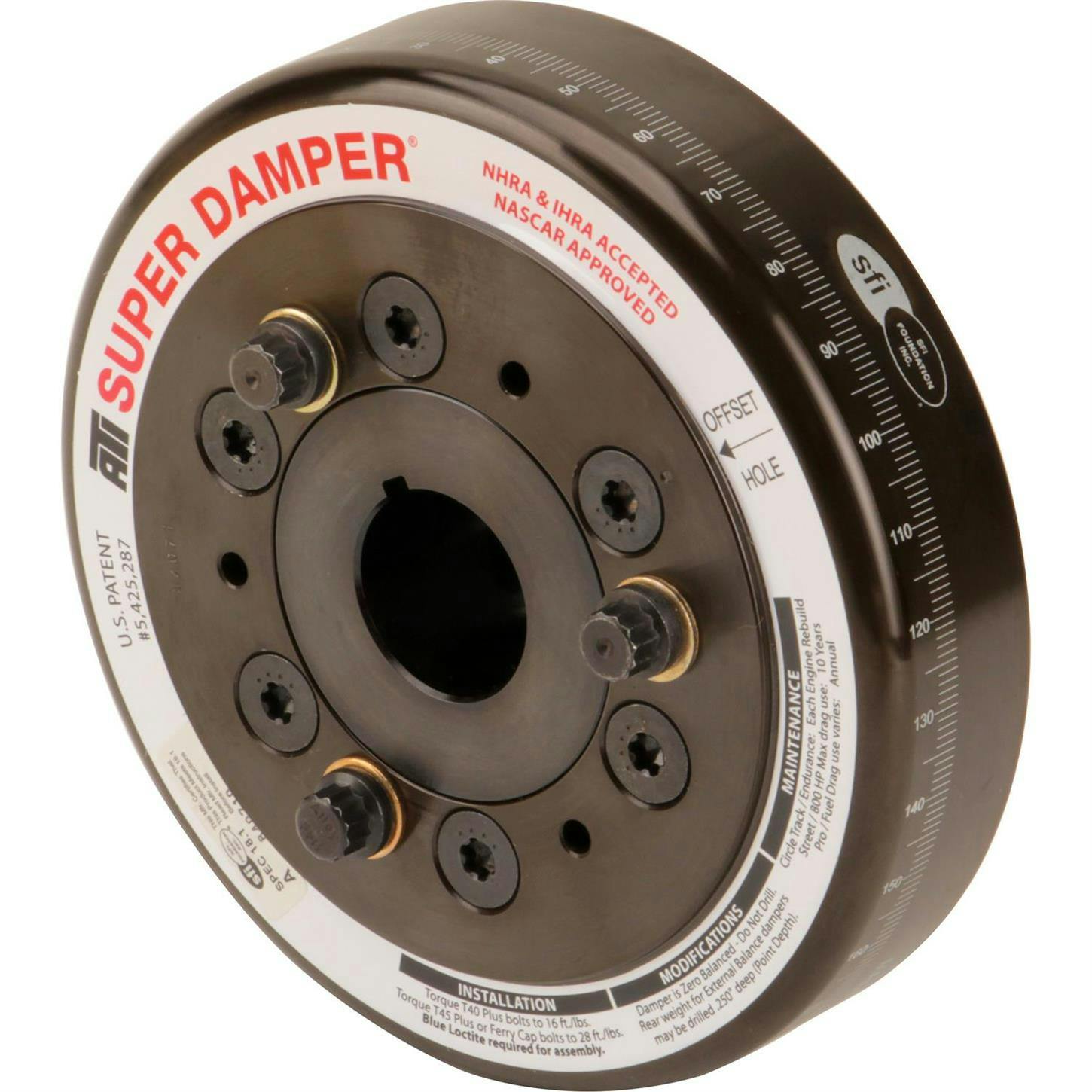 ATI 917781 Super Damper Std Harmonic Balancer, S/B Chevy Engines