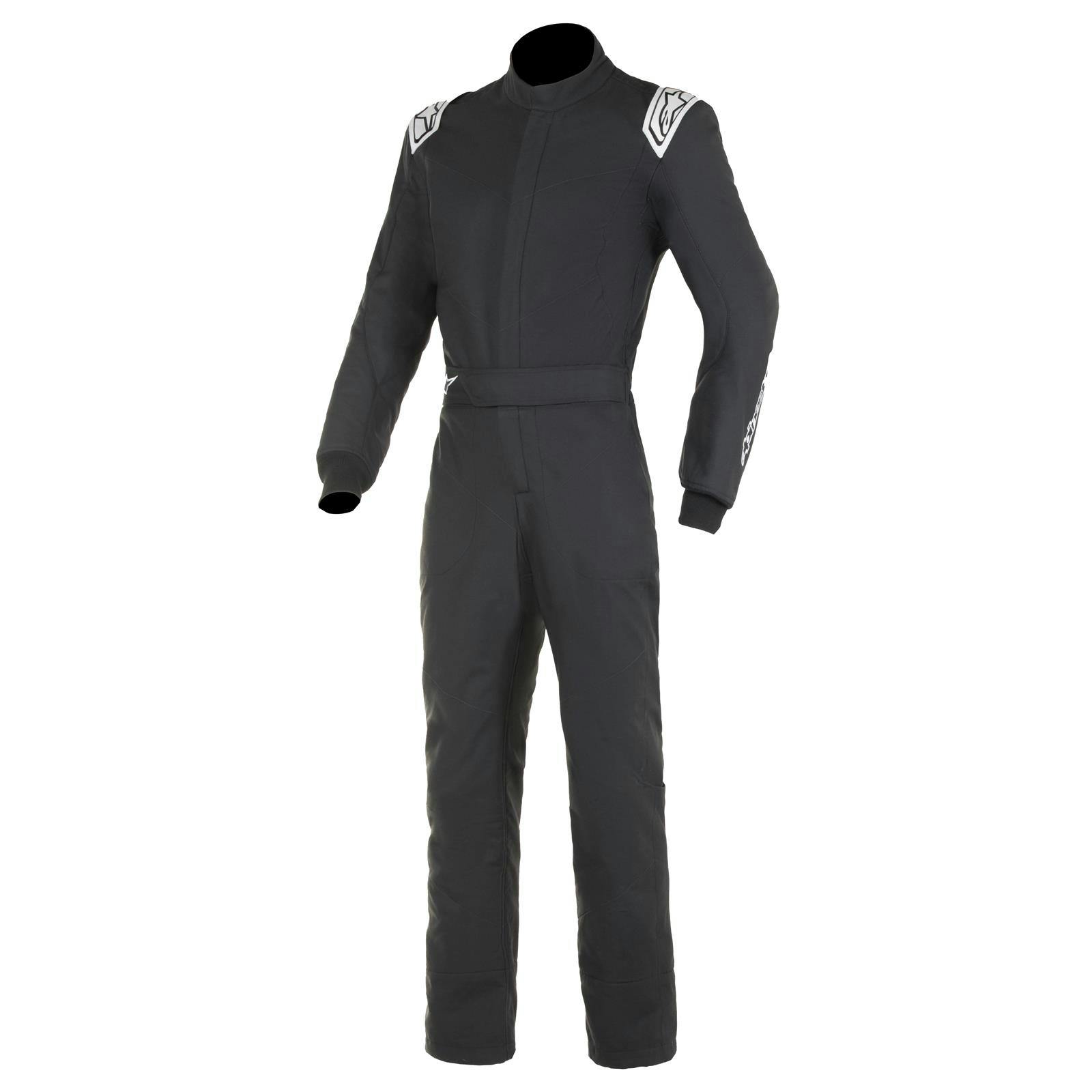 Alpinestars 3350524-12-64 Vapor One-Piece Racing Suit, Black, 64