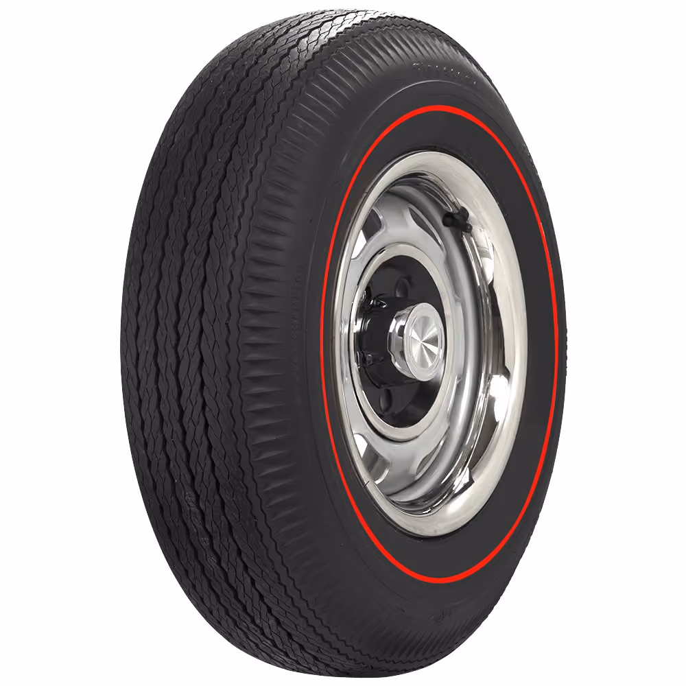 Firestone 526065 7.75-14 Bias Ply Tire, Redline