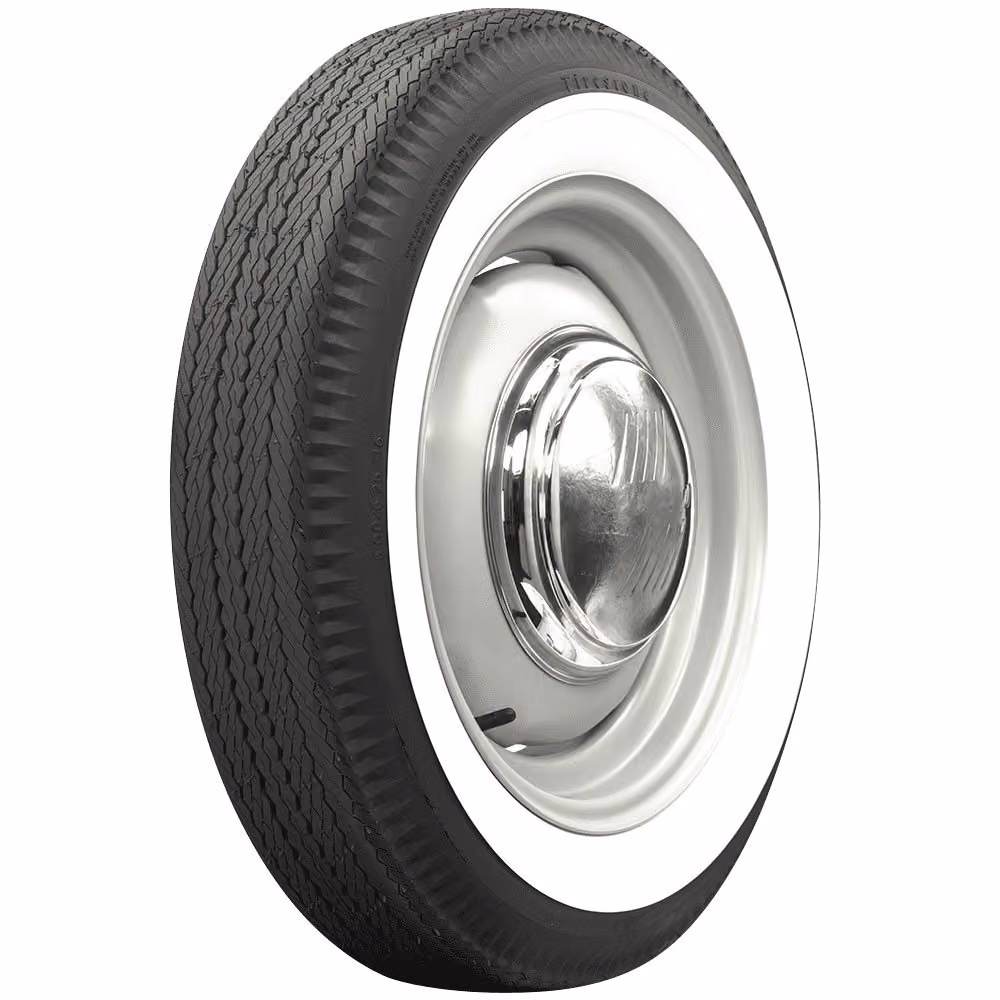 Firestone 566053 6.40-15 Bias Ply Tire, 2-3/4in Whitewall