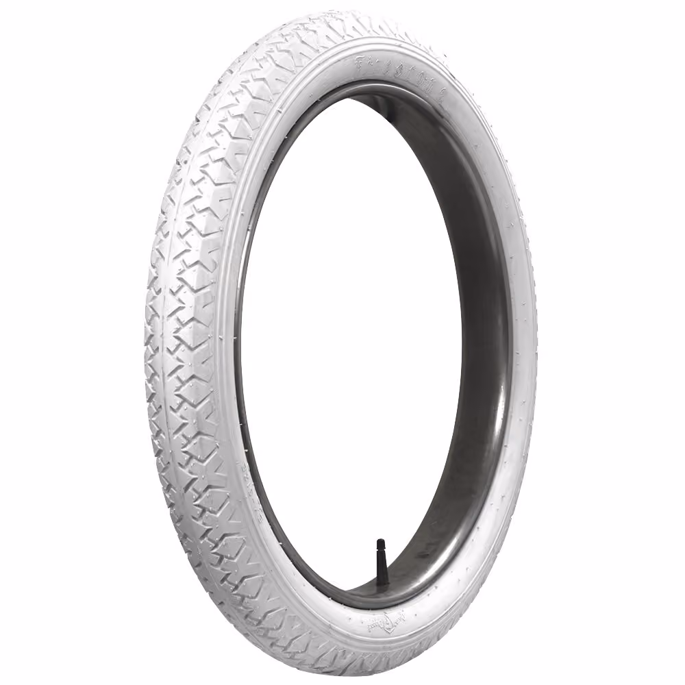 Firestone 805900 30x3 Clincher Bias Ply Tire, All White