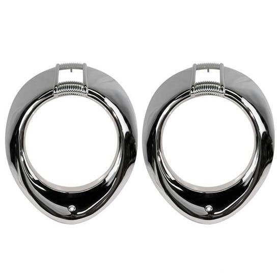 Bob Drake 01A-13045-B Headlight Rims, 1940 Ford Deluxe