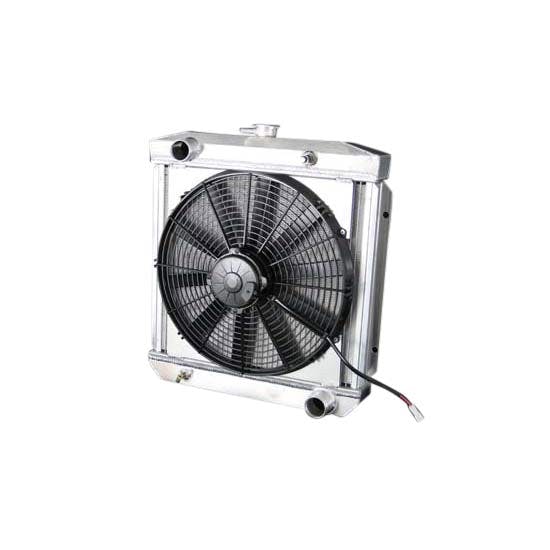 DeWitts® 32-4138001M 1964-66 Mustang Radiator & Fan, Manual