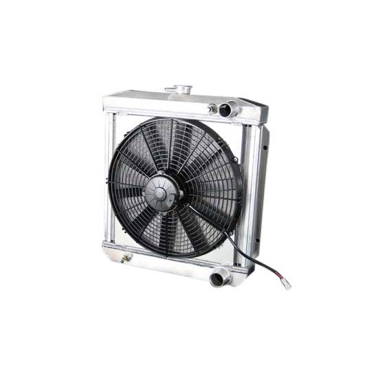 DeWitts® 32-4138003M 1964-66 Mustang Radiator & Fan, Manual