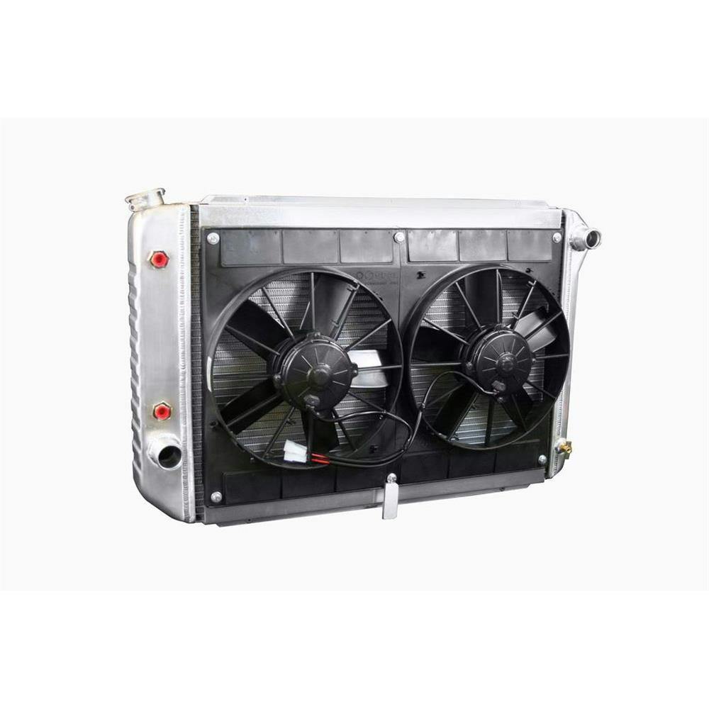DeWitts® 32-4138012A 1979-93 Mustang Radiator & Fan, Auto
