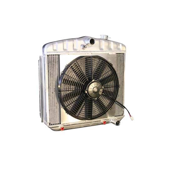 DeWitts® 32-4139013A 55-57 Chevy/TRI-V Radiator & Fan, Auto
