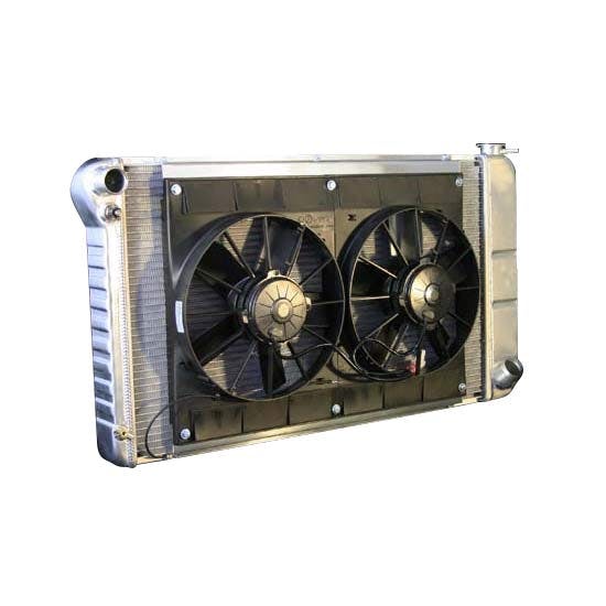 DeWitts® 32-4139018M 67-72 Chevy C10 Radiator & Fan, Manual