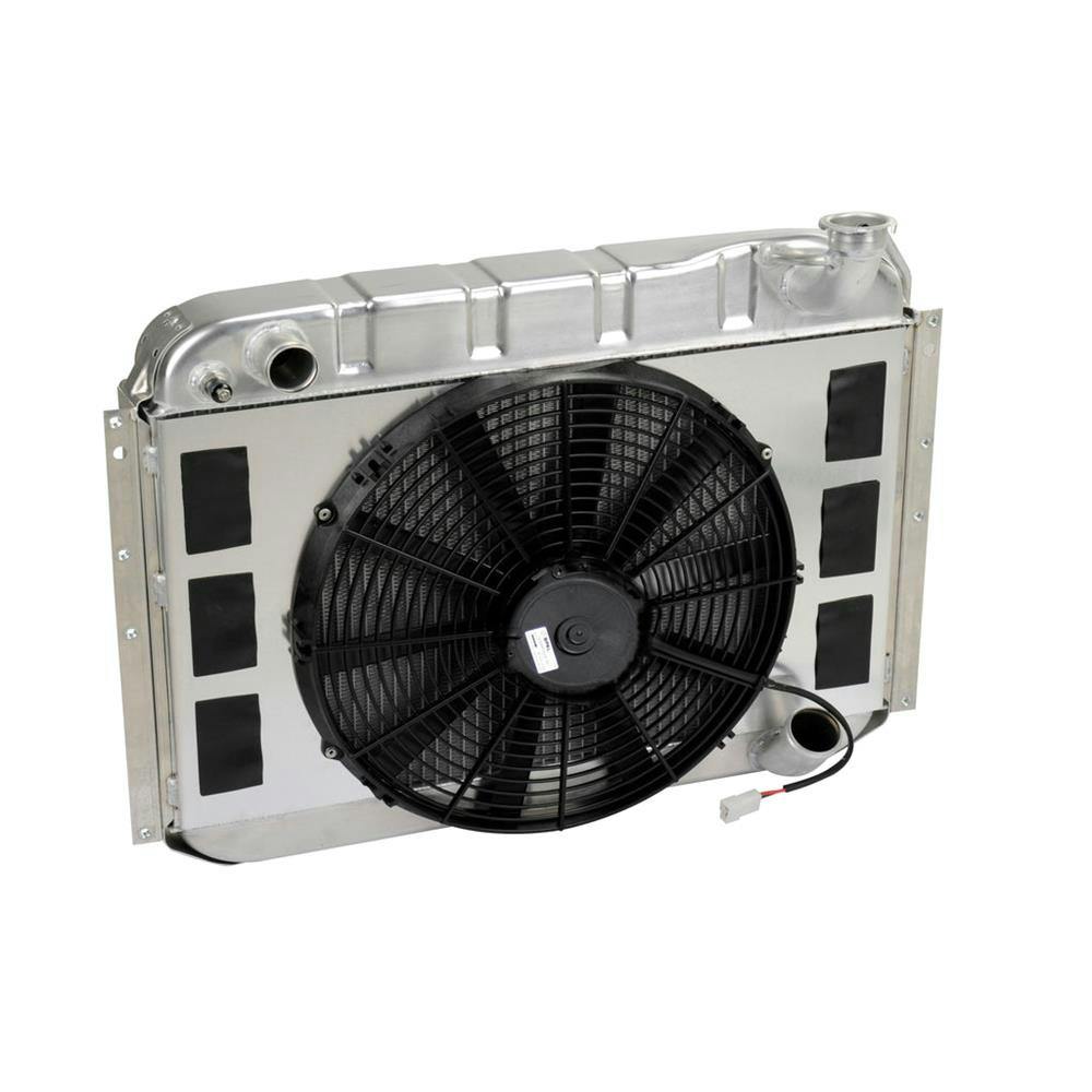 DeWitts® 32-4139058M 58-60 Corvette Radiator & Fan, Manual