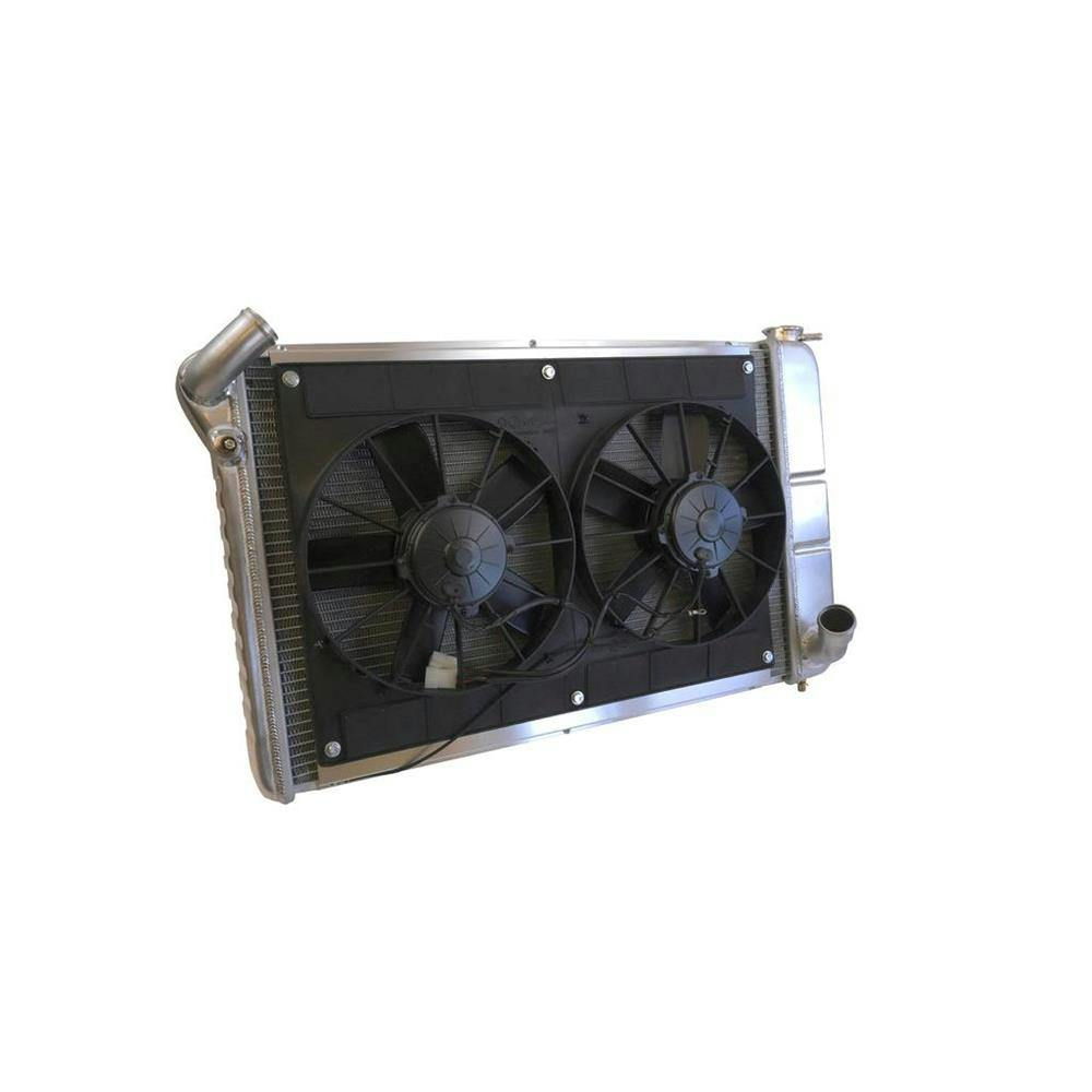 DeWitts® 32-4139070M 69-72 Corvette Radiator & Fan, Manual