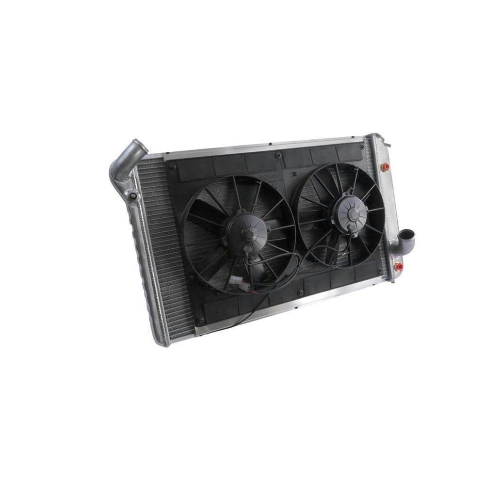 DeWitts® 32-4139073A 1973-76 Corvette Radiator & Fan, Auto