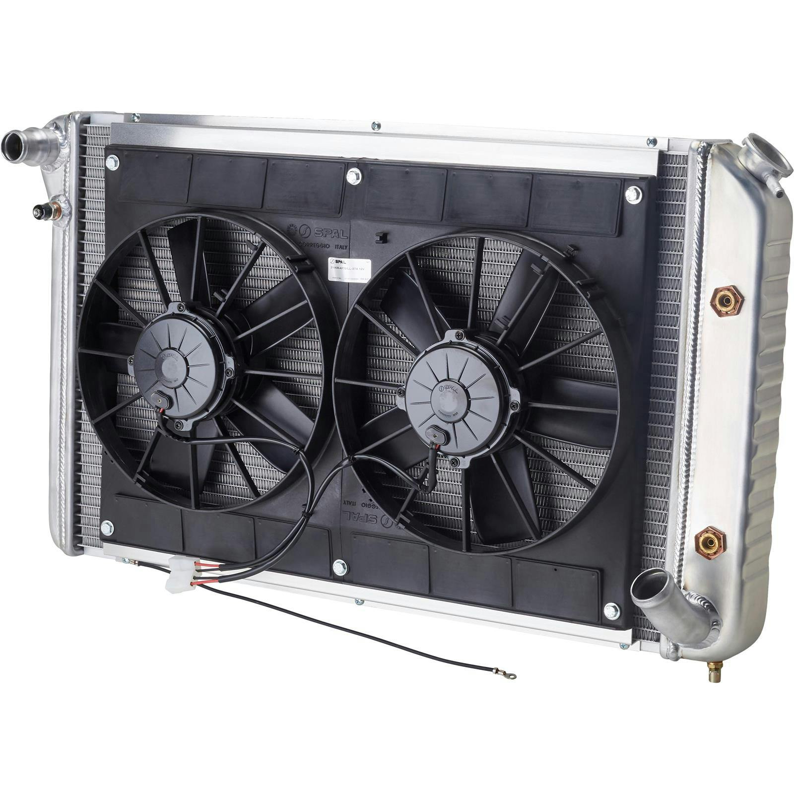 DeWitts® 32-4139077A 77-82 Corvette C3 Radiator & Fan, Auto