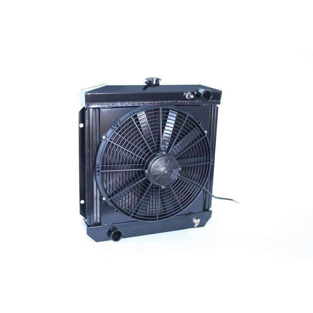 DeWitts® 32-4238002M 1964-66 Mustang Radiator & Fan, Manual