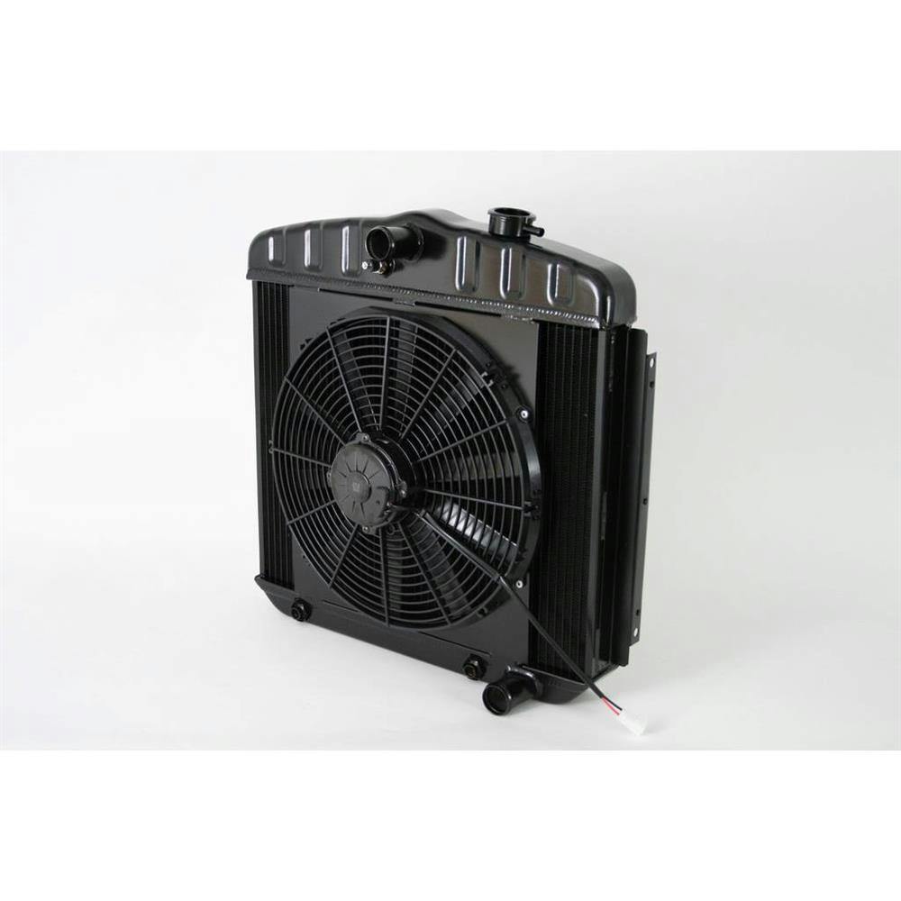 DeWitts® 32-4239012A 55-57 Chevy TRI-V Radiator & Fan, Auto