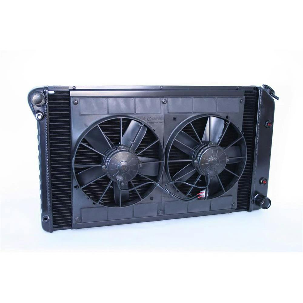 DeWitts® 32-4239034A 1973-77 Chevelle Radiator & Fan, Auto