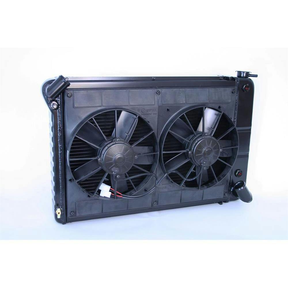 DeWitts® 32-4239066A 1966-67 Corvette Radiator & Fan, Auto