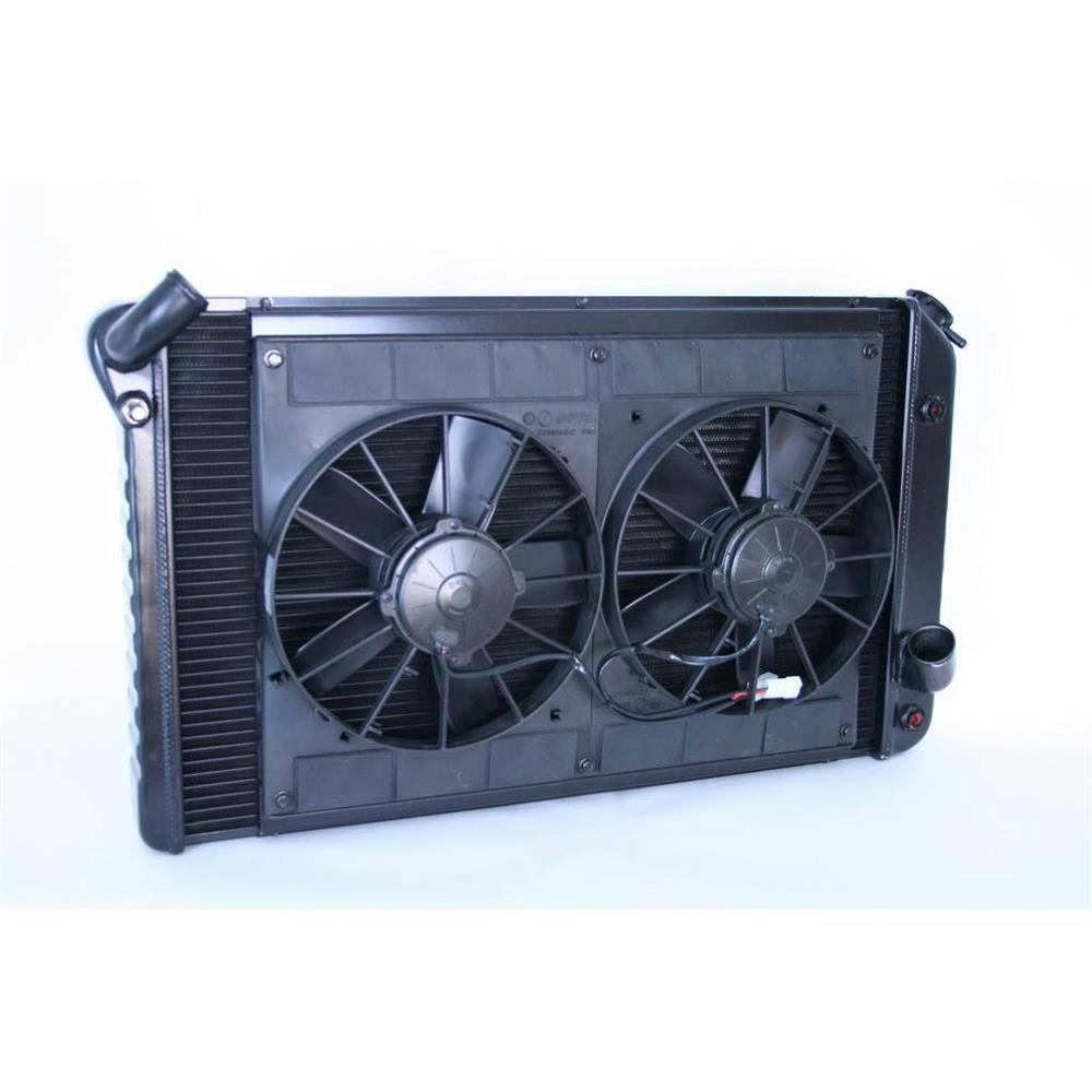DeWitts® 32-4239073A 1973-76 Corvette Radiator & Fan, Auto