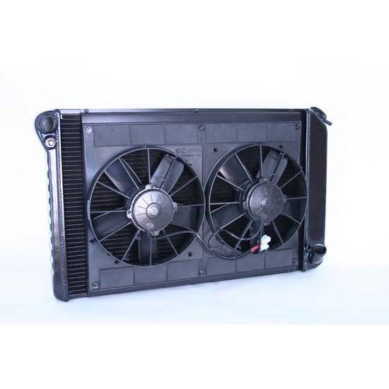 DeWitts® 32-4239077M 1977-82 Corvette Radiator & Fan, Manual