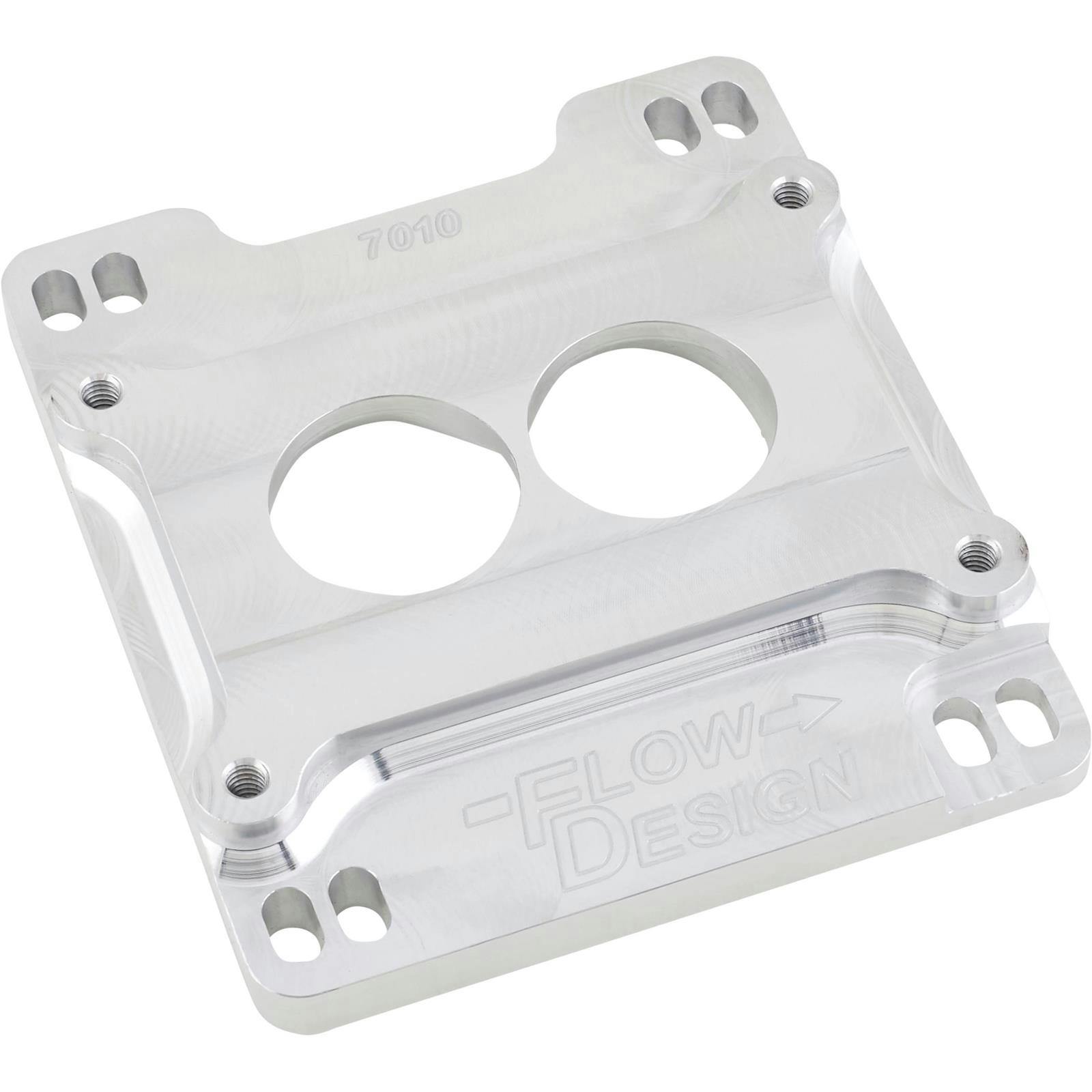 Billet Holley 2-Barrel Carburetor Spacer, Single Plane Intake