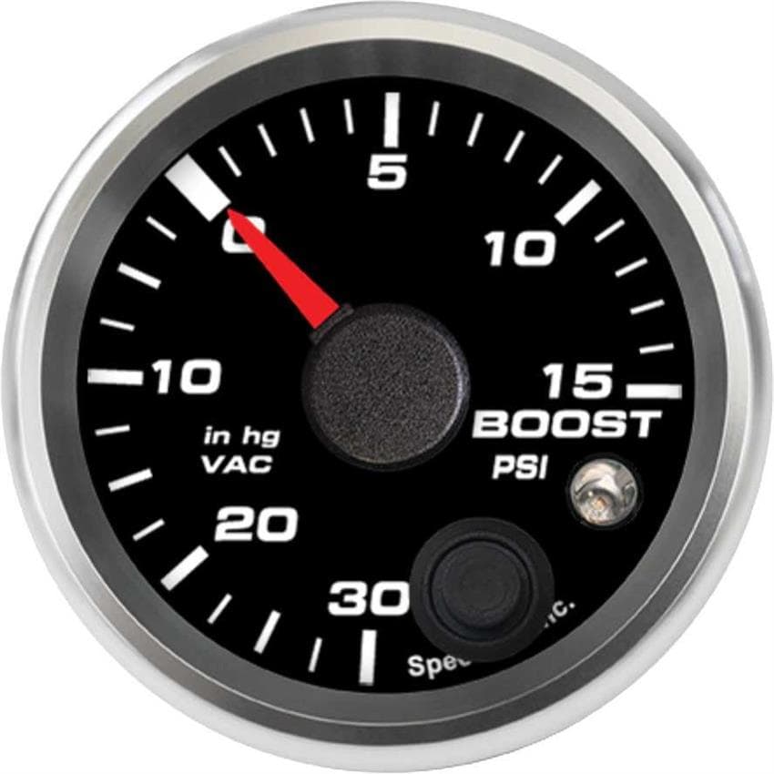Speedhut R2-BV2-REV 2-1/16" Boost/Vac Gauge 30inhg-0-15 psi