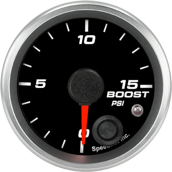 Speedhut R2-B2-REV 2-1/16" Boost Gauge 0-15 psi w/Warning