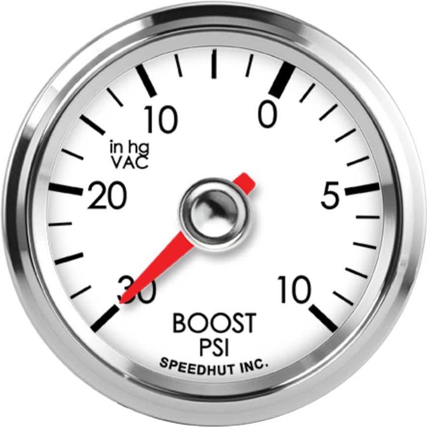 Speedhut L2-BV1-LEG 2-1/16" Boost/Vac Gauge 30inhg-0-10 psi
