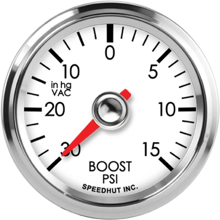 Speedhut L2-BV2-LEG 2-1/16" Boost/Vac Gauge 30inhg-0-15 psi