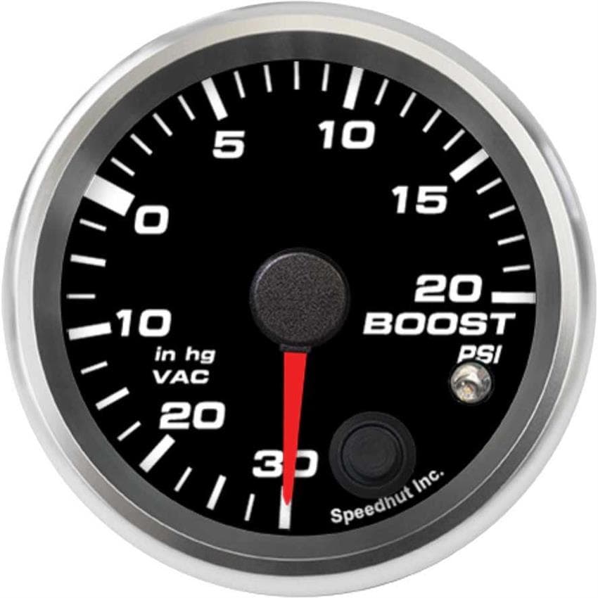 Speedhut R25-BV3-REV 2-5/8" Boost/Vac Gauge 30inhg-0-20 psi